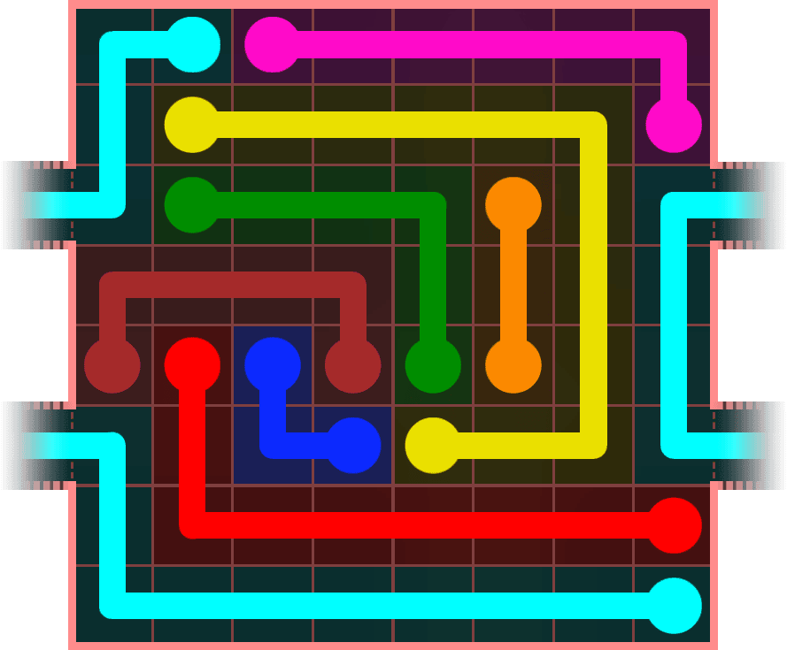 Flow Free Warps 764 Solution