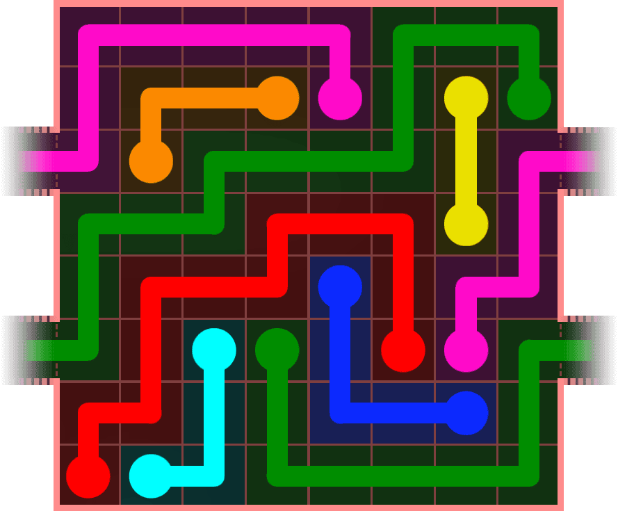 Flow Free Warps 765 Solution