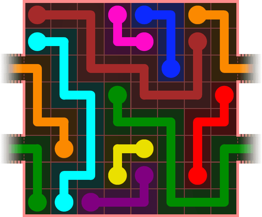 Flow Free Warps 774 Solution