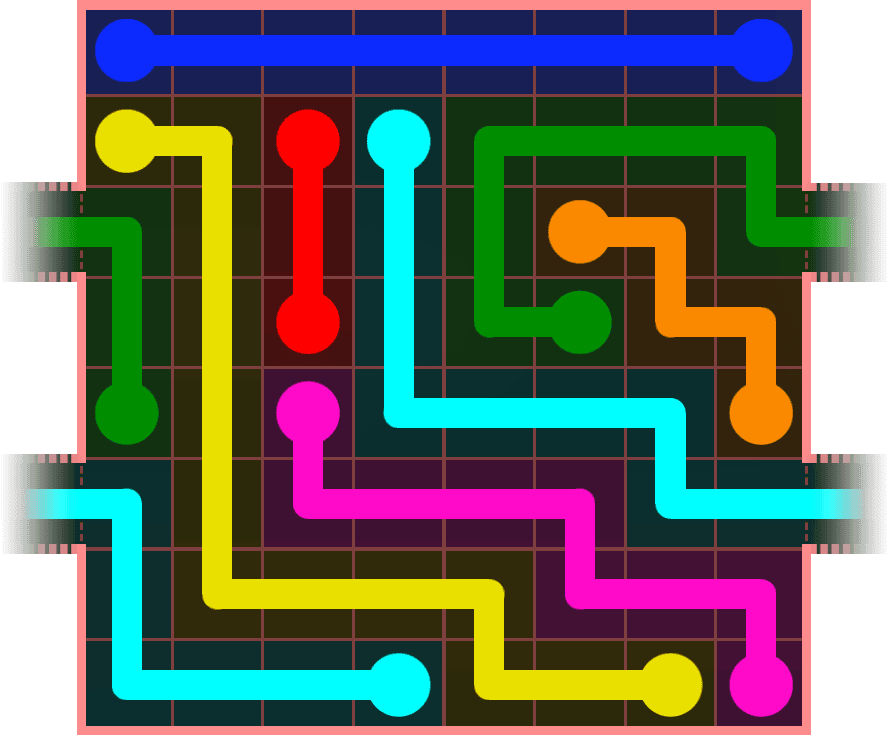Flow Free Warps 775 Solution
