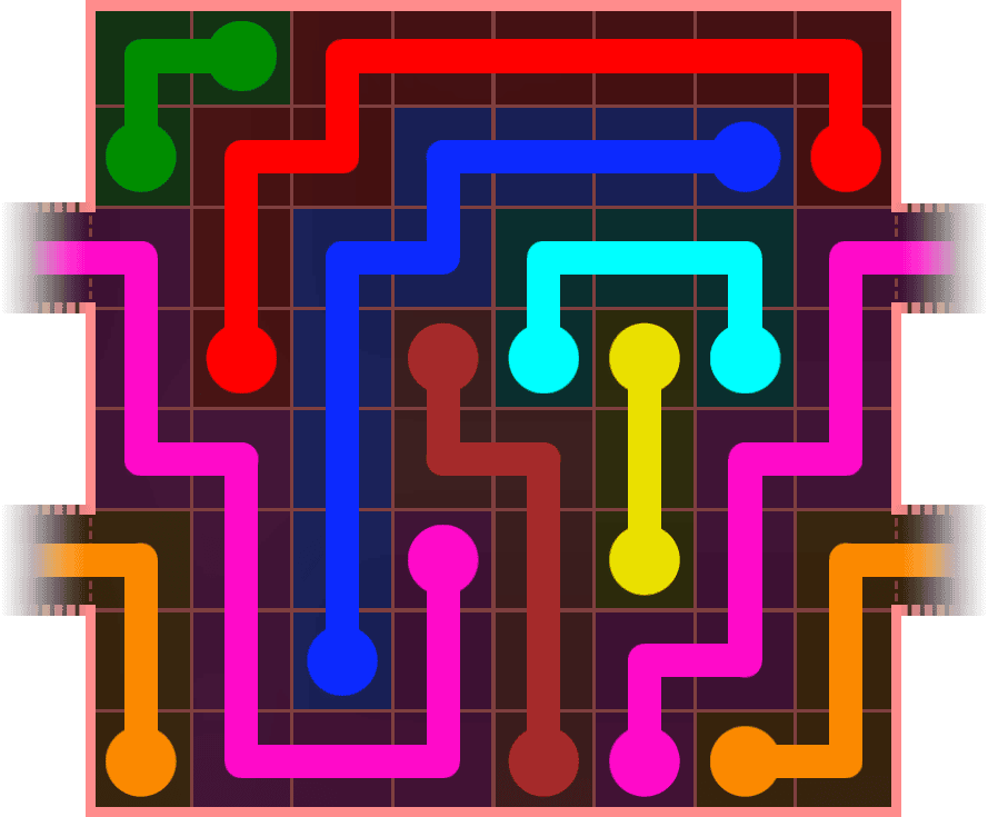 Flow Free Warps 755 Solution