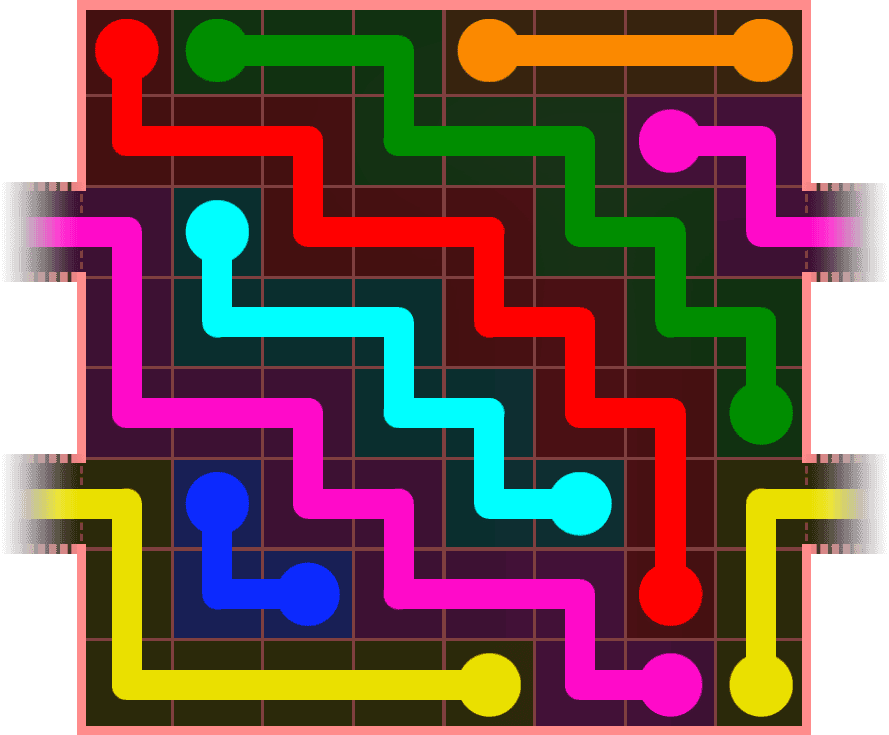 Flow Free Warps 883 Solution