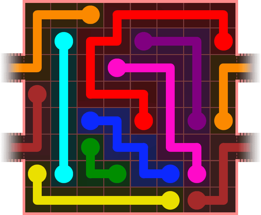 Flow Free Warps 884 Solution