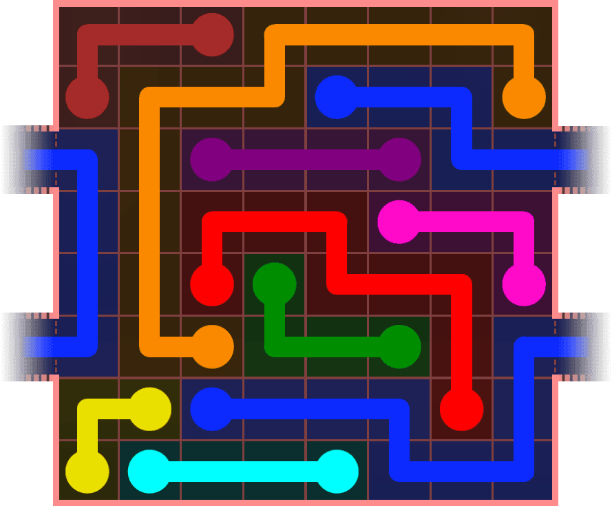 Flow Free Warps 888 Solution
