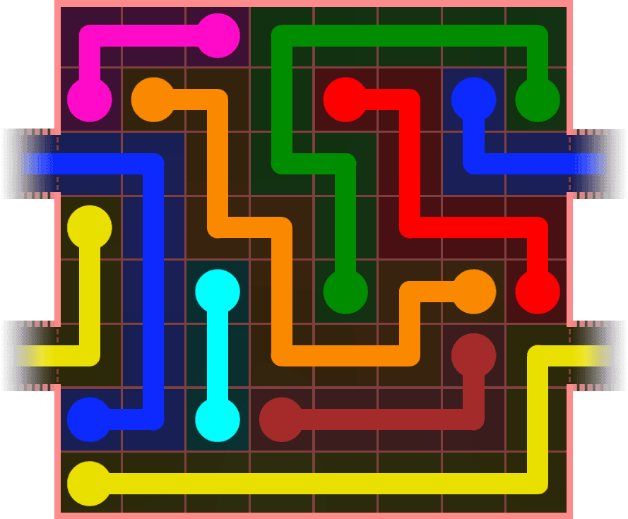 Flow Free Warps 892 Solution
