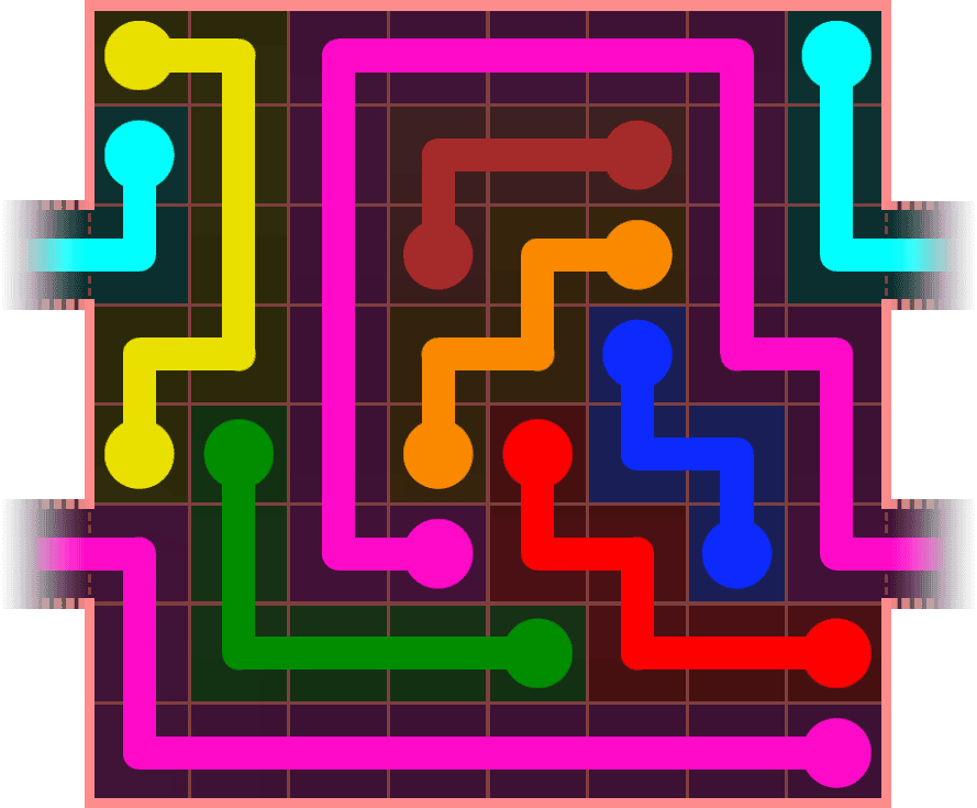 Flow Free Warps 894 Solution