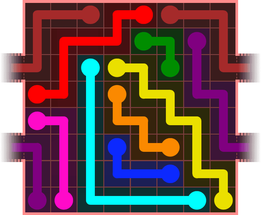 Flow Free Warps 900 Solution