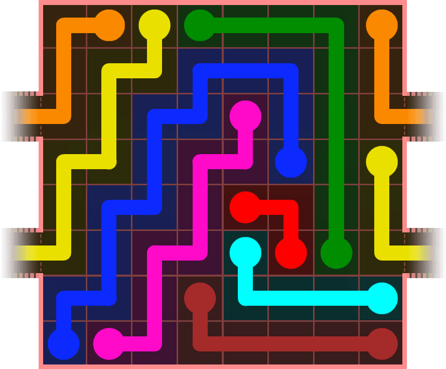 Flow Free Warps 783 Solution