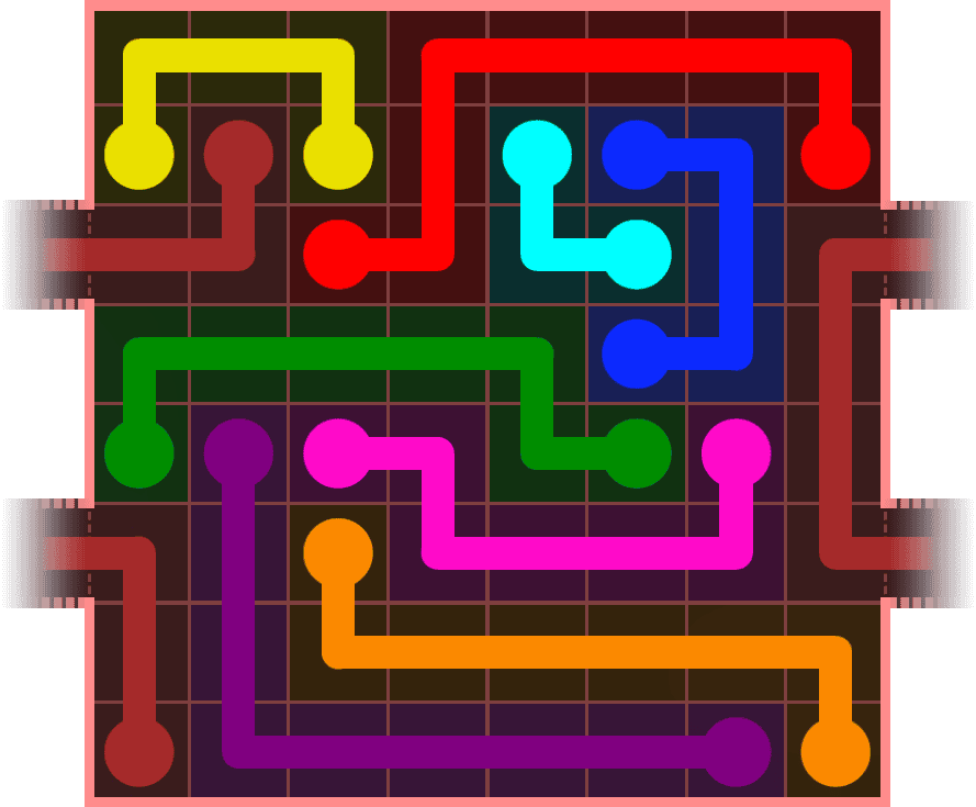 Flow Free Warps 784 Solution