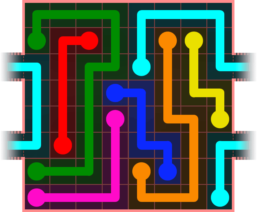 Flow Free Warps 787 Solution