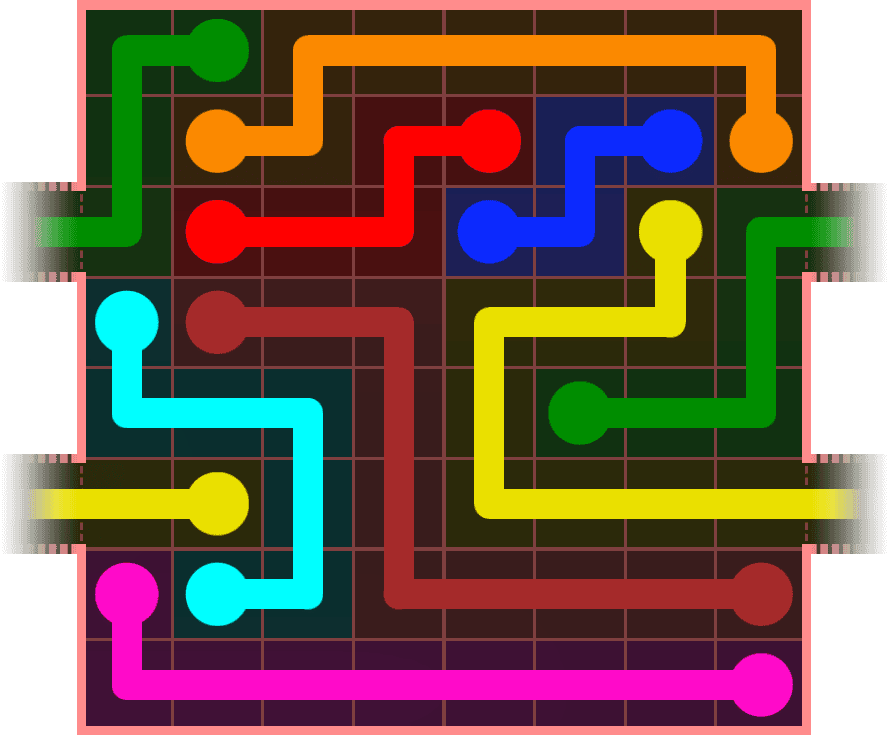 Flow Free Warps 788 Solution