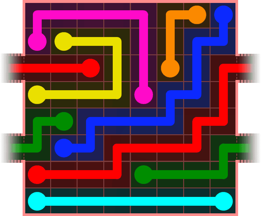 Flow Free Warps 789 Solution