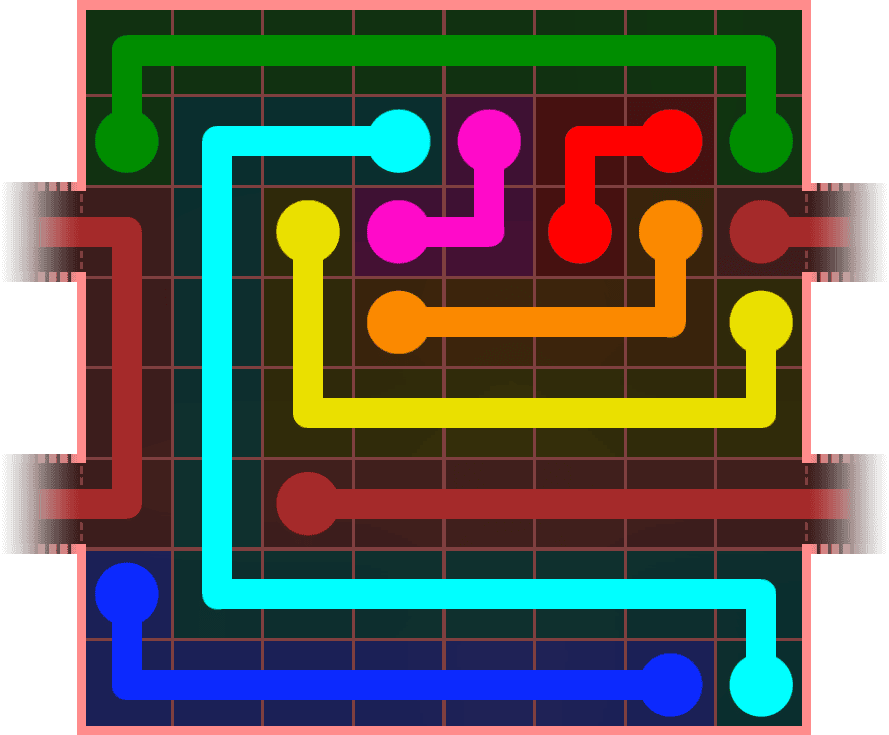 Flow Free Warps 791 Solution