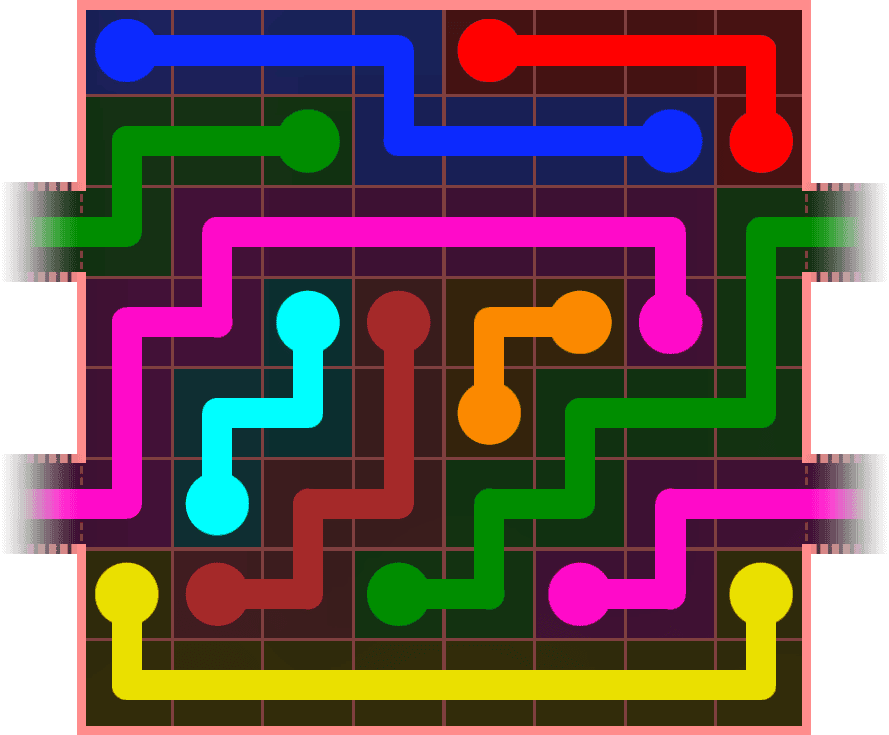 Flow Free Warps 794 Solution