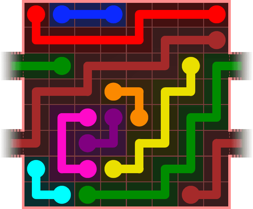 Flow Free Warps 796 Solution