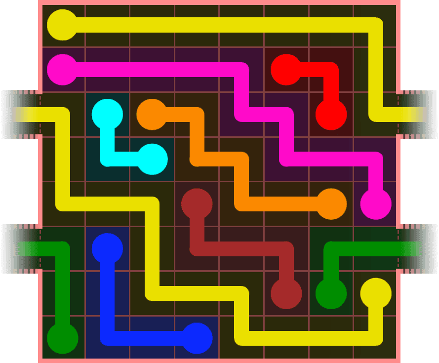 Flow Free Warps 805 Solution