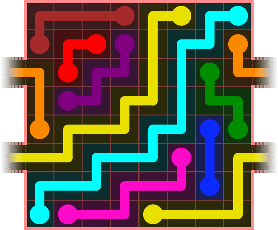 Flow Free Warps 806 Solution