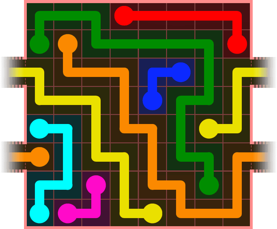 Flow Free Warps 807 Solution