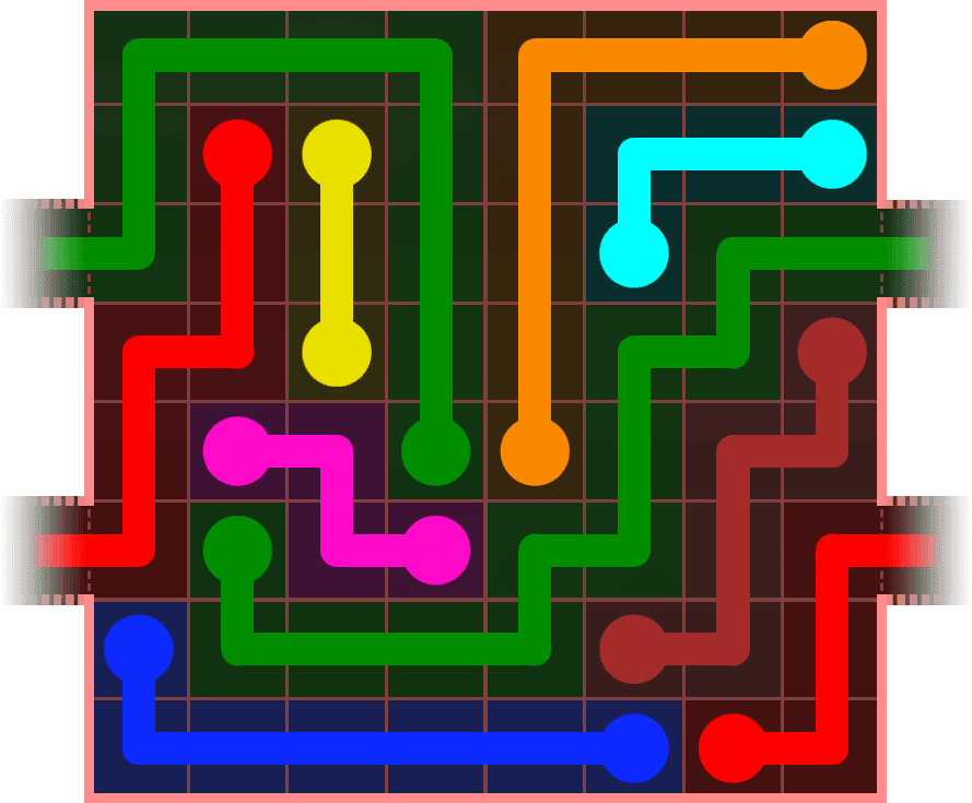 Flow Free Warps 810 Solution