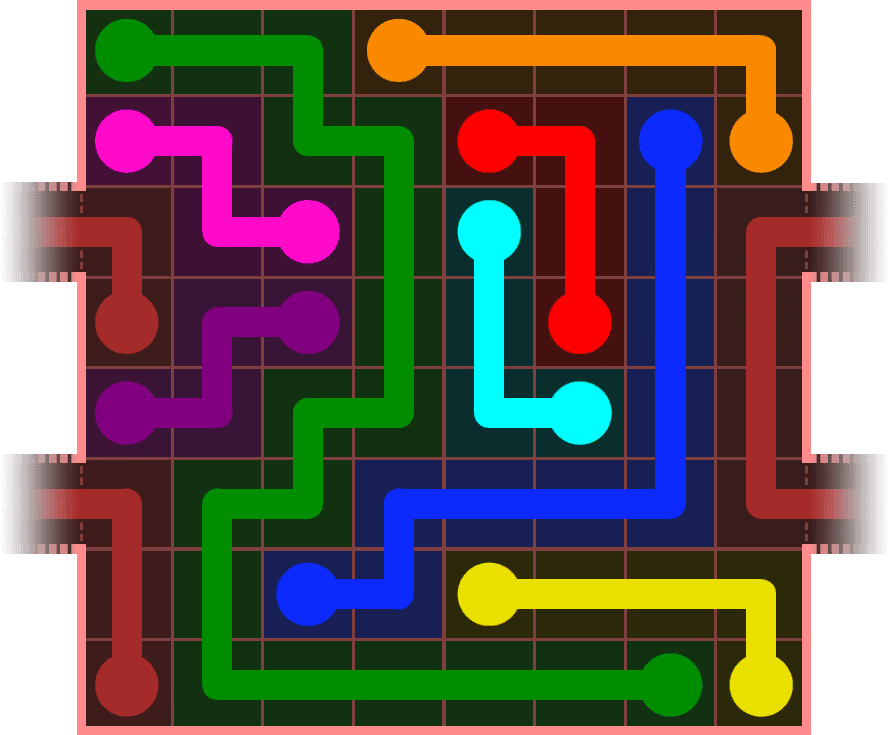 Flow Free Warps 812 Solution