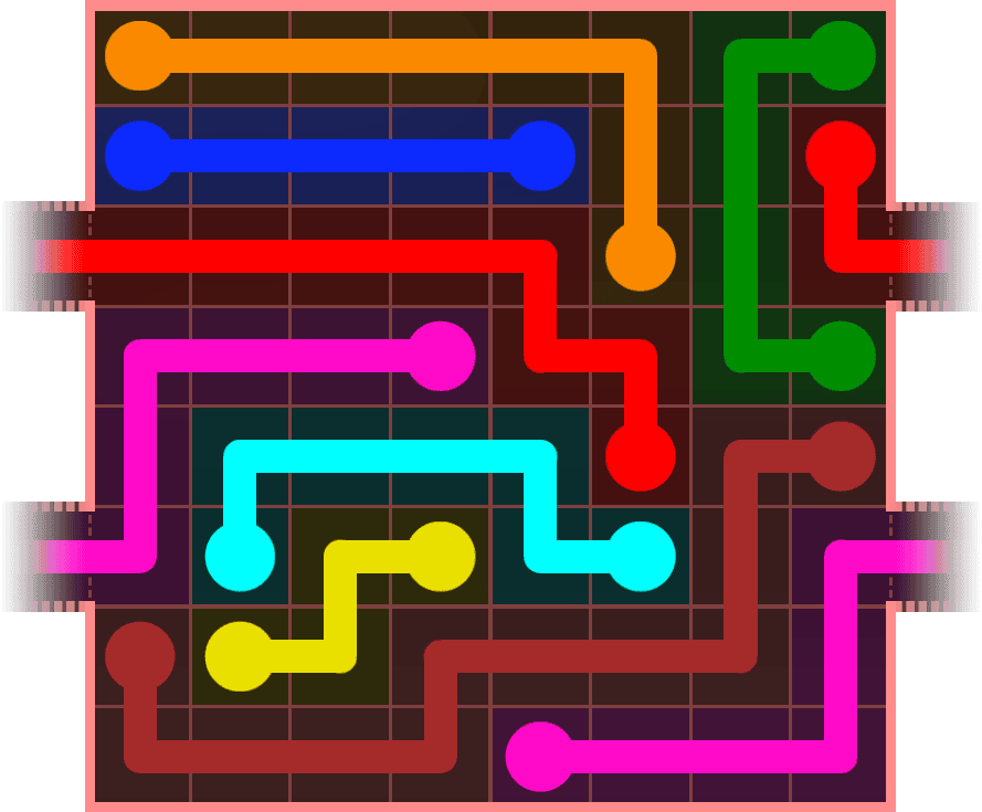 Flow Free Warps 813 Solution