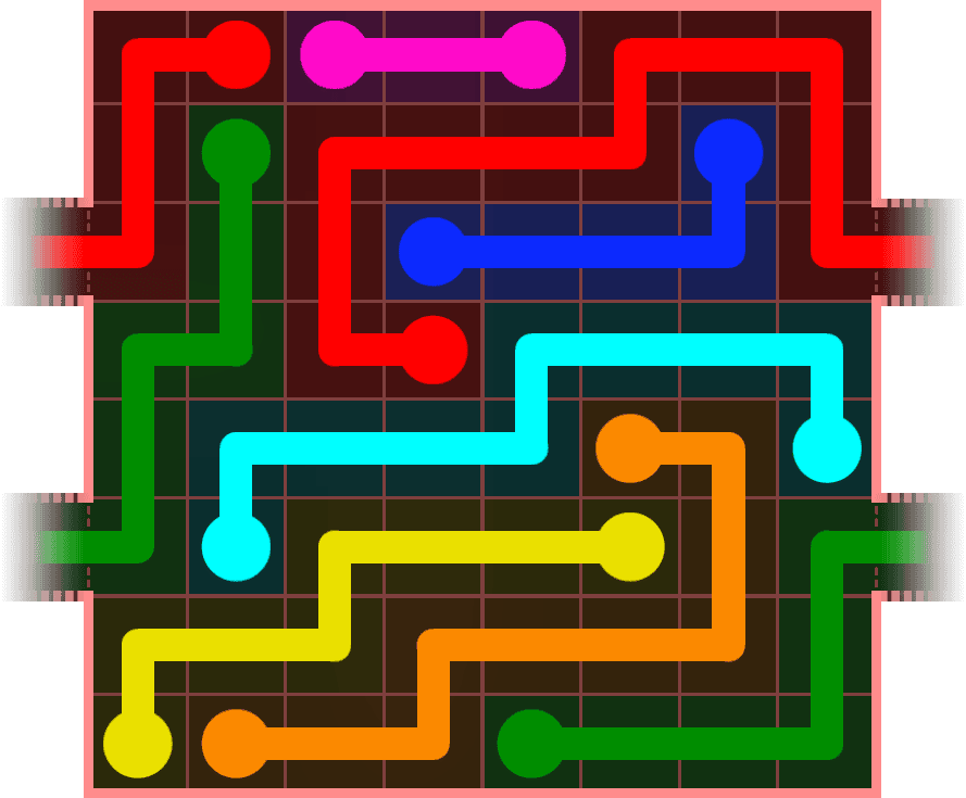 Flow Free Warps 814 Solution