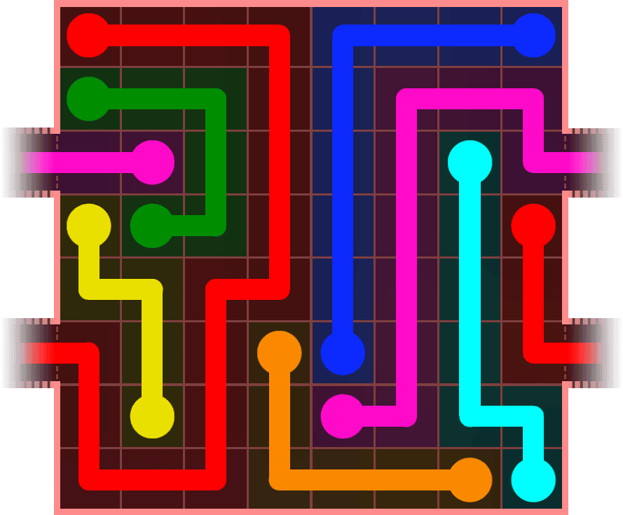 Flow Free Warps 822 Solution