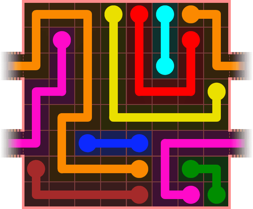 Flow Free Warps 823 Solution