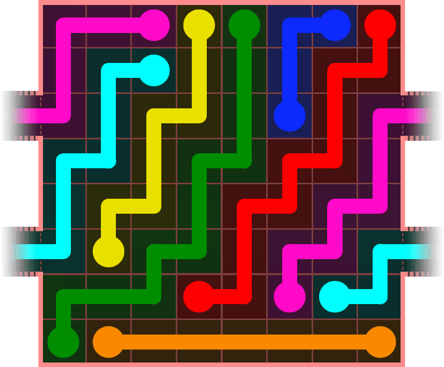 Flow Free Warps 824 Solution