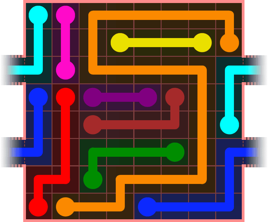 Flow Free Warps 826 Solution