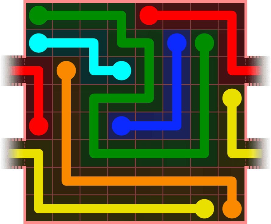 Flow Free Warps 827 Solution