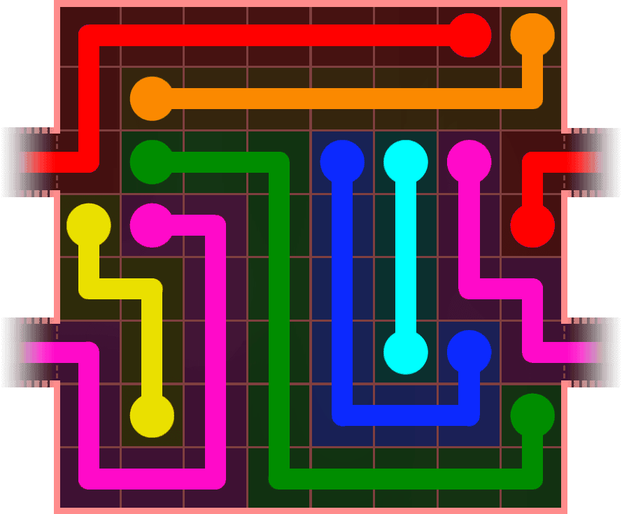 Flow Free Warps 835 Solution