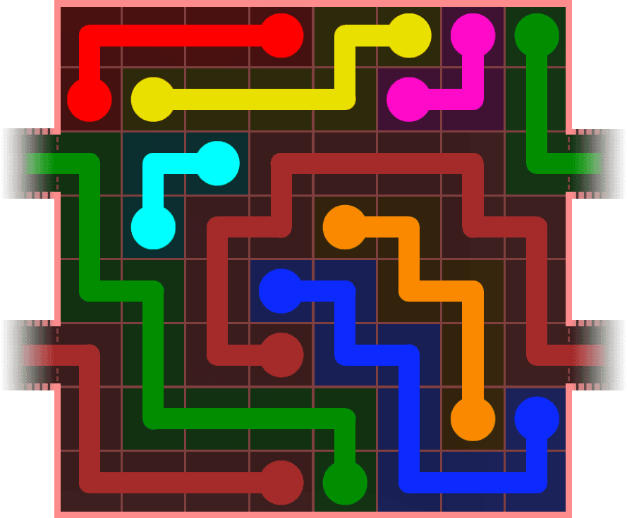 Flow Free Warps 838 Solution