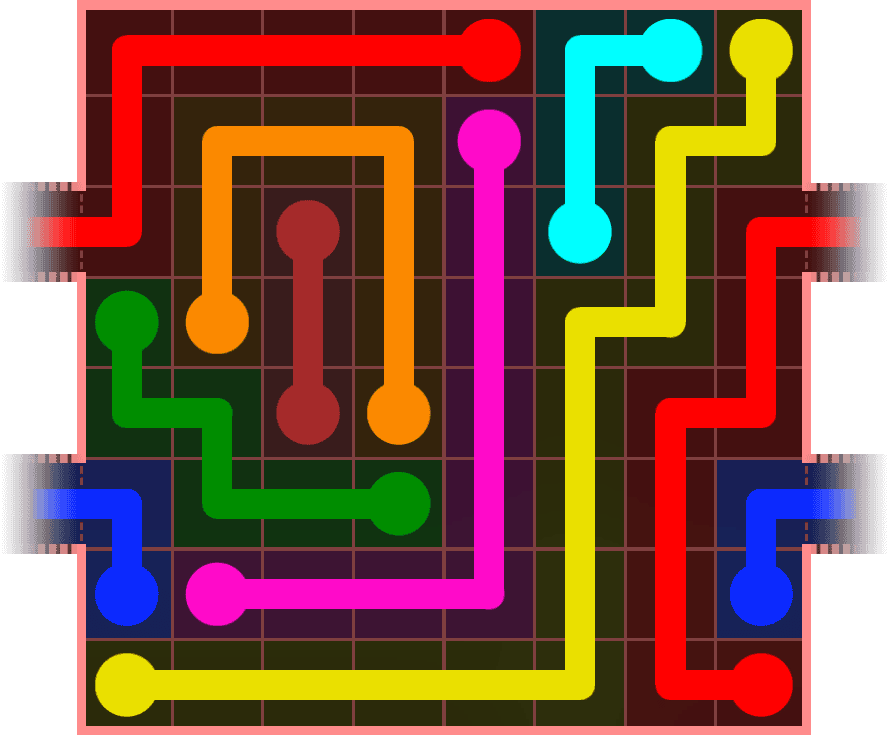 Flow Free Warps 852 Solution