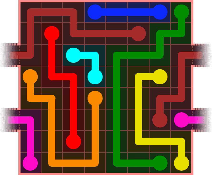 Flow Free Warps 856 Solution