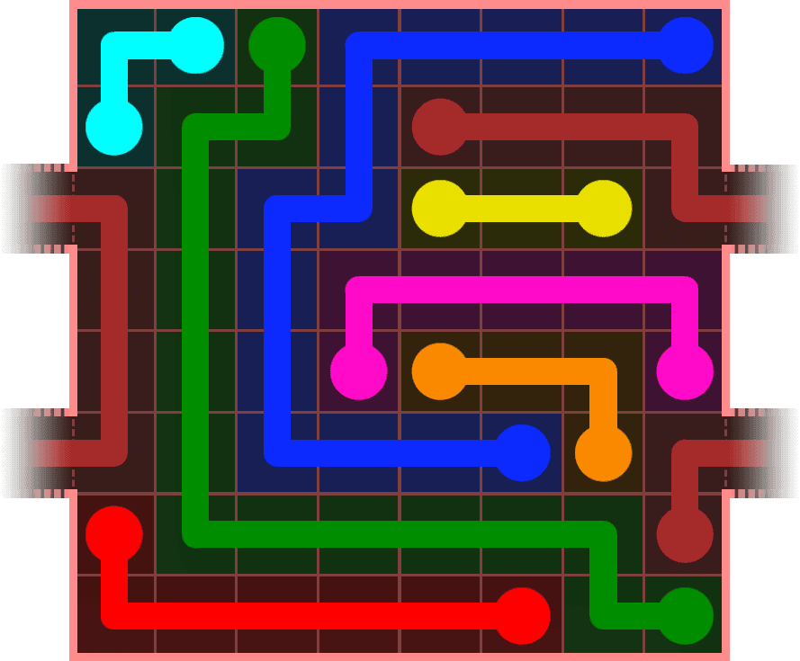 Flow Free Warps 860 Solution