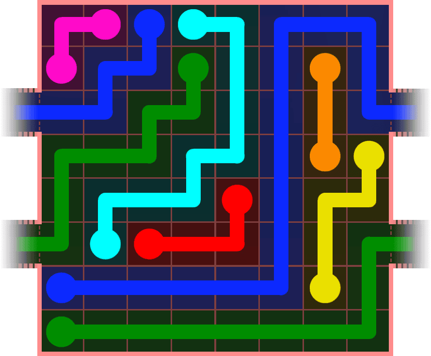 Flow Free Warps 861 Solution
