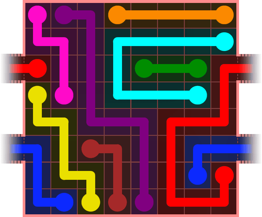 Flow Free Warps 862 Solution