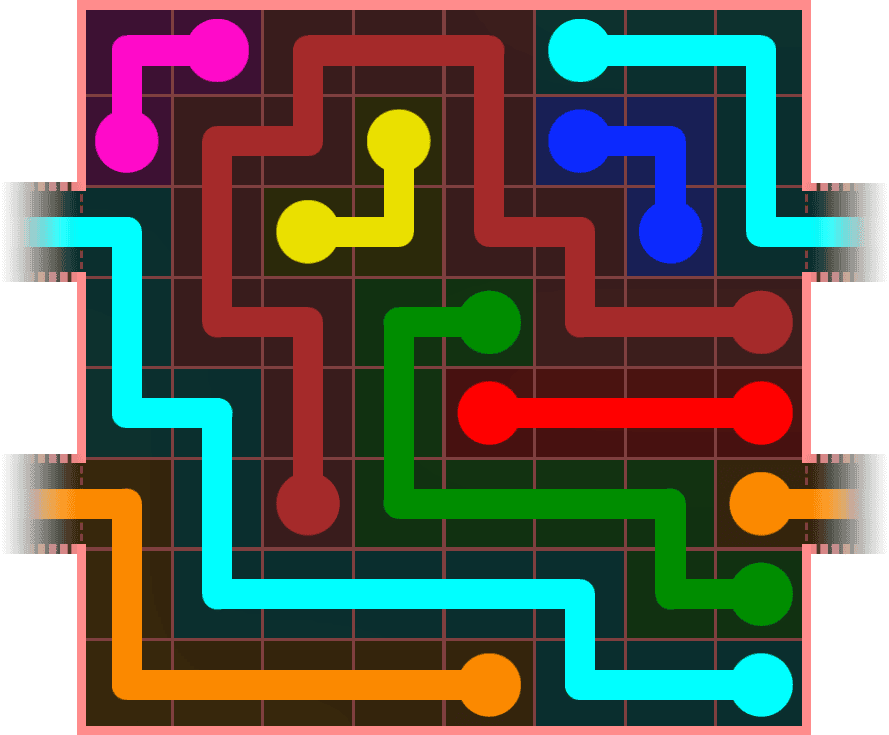 Flow Free Warps 868 Solution