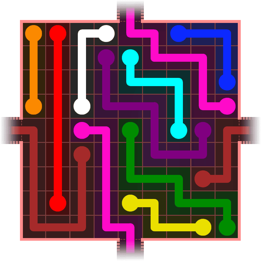 Flow Free Warps 911 Solution