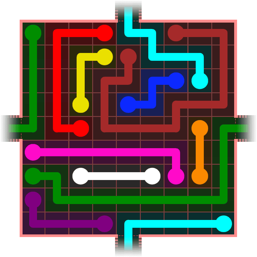 Flow Free Warps 913 Solution