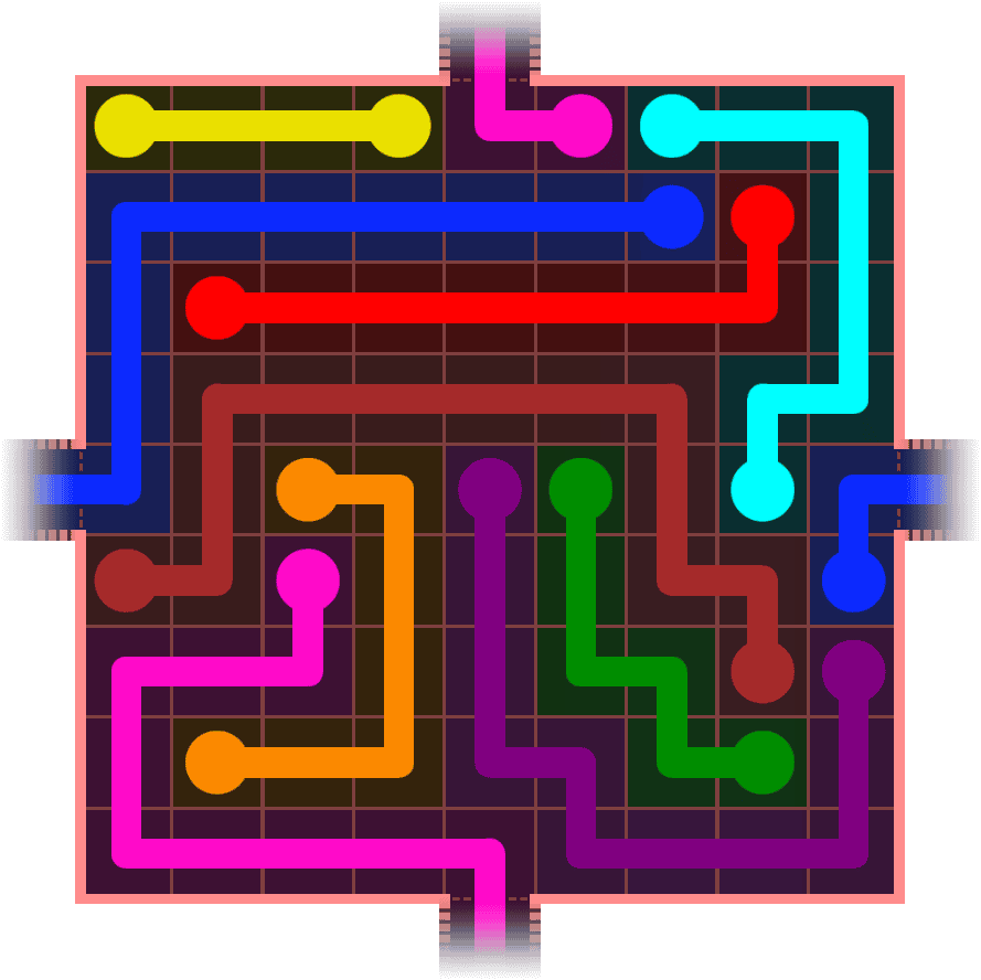 Flow Free Warps 914 Solution