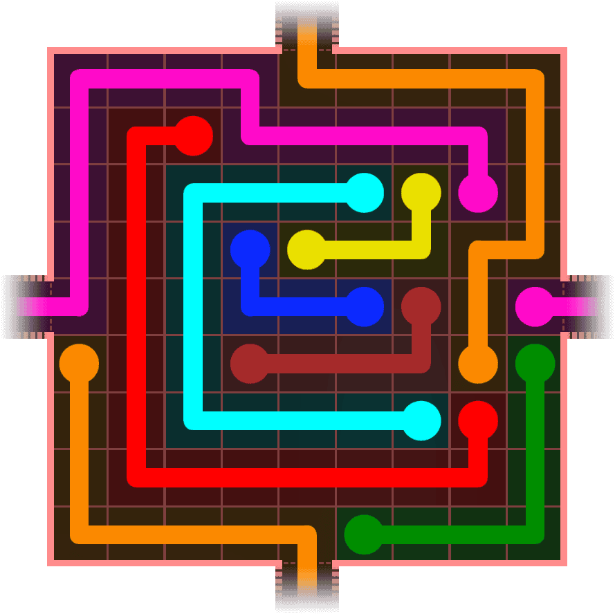 Flow Free Warps 916 Solution