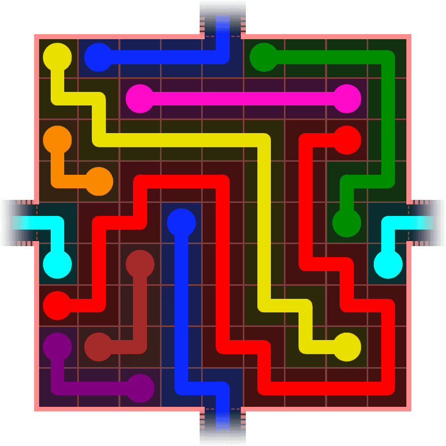Flow Free Warps 917 Solution