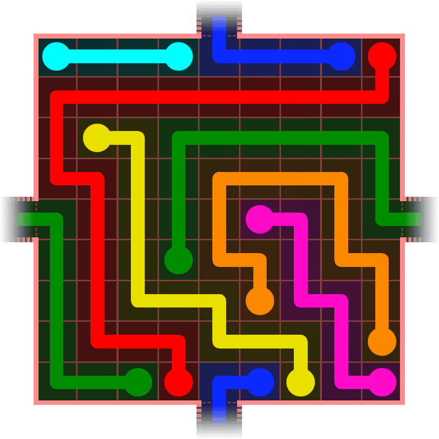 Flow Free Warps 918 Solution