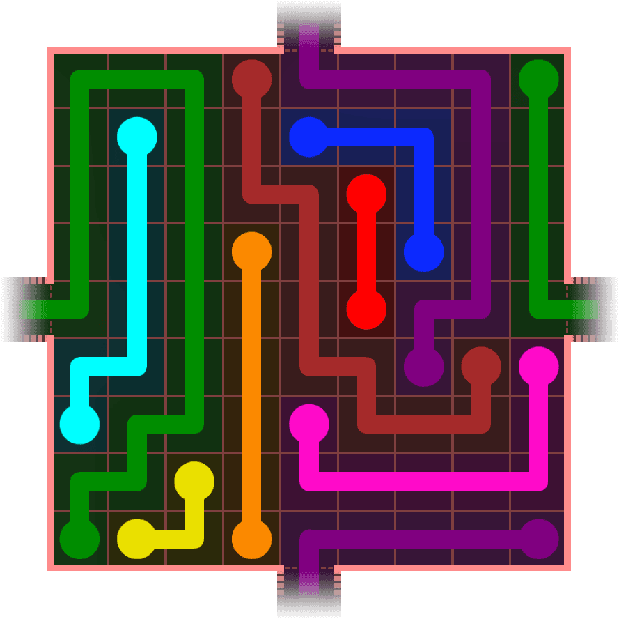 Flow Free Warps 921 Solution