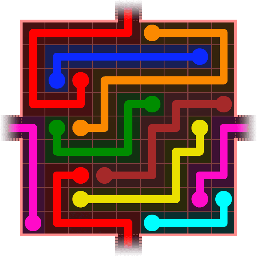Flow Free Warps 925 Solution