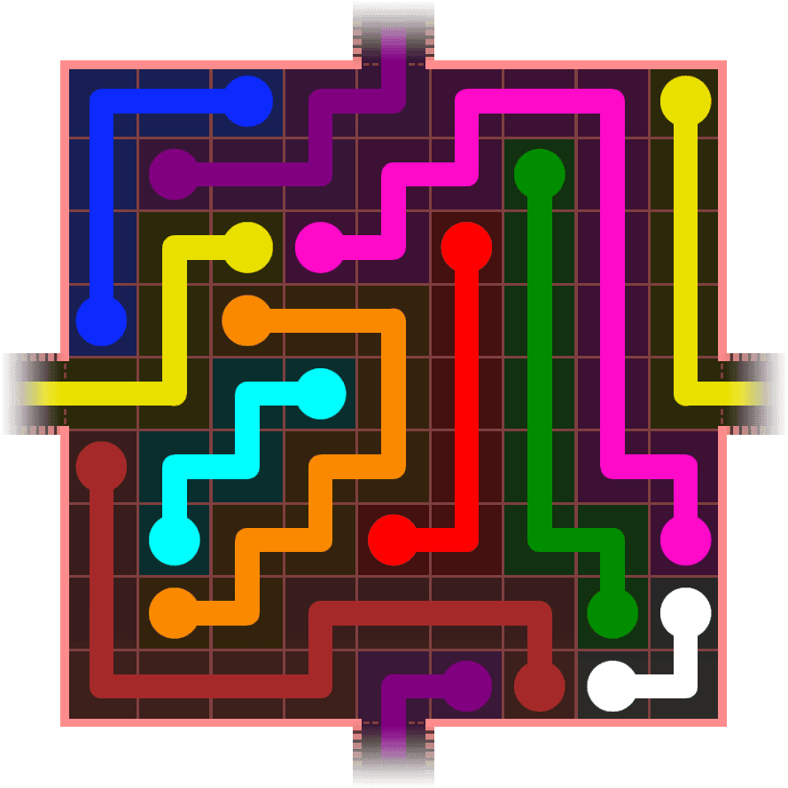 Flow Free Warps 928 Solution