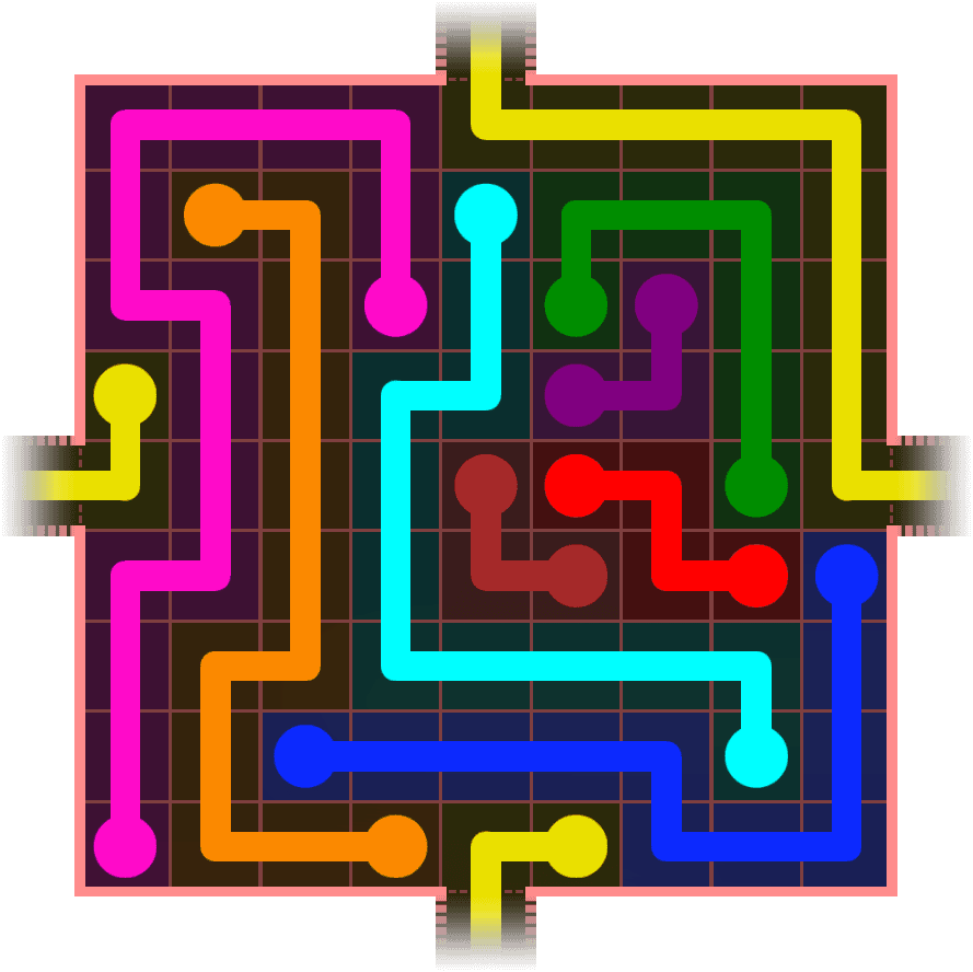 Flow Free Warps 929 Solution