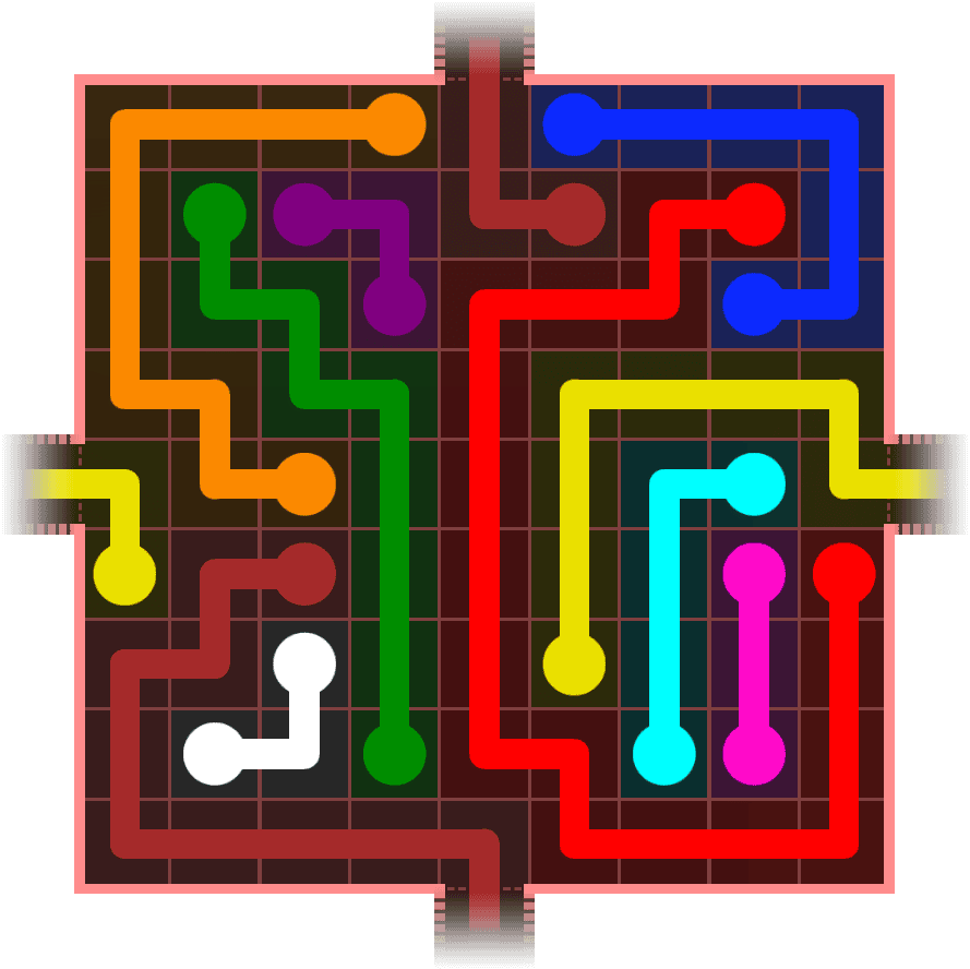 Flow Free Warps 903 Solution